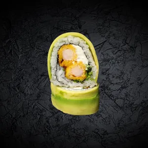 Hiroshi roll - (camarón furai, queso crema, ciboulette)