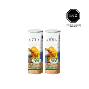 Pack 2 (Papas Kona Select Crema y Cebolla 100 Gr)