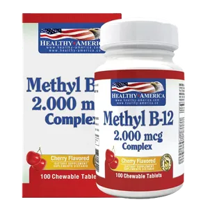 SUPLEMENTO METHYL B-12 2000 MCG TABLETAS HEALTHY SPORTS X 100 UNS