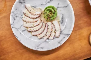 Tiradito de Pulpo, 9 cortes