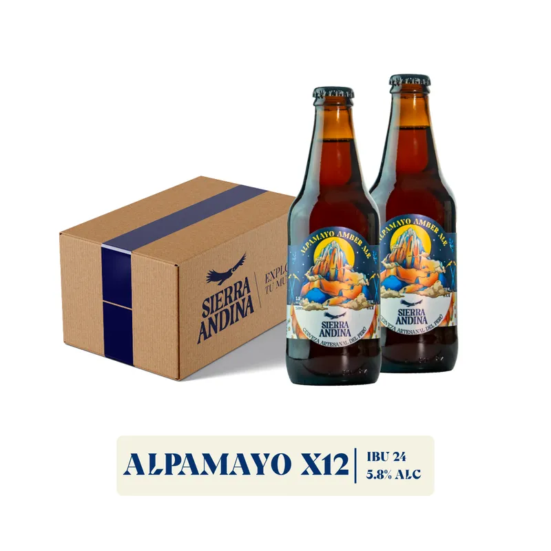12 pack Alpamayo Amber Ale