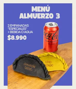 Menú Almuerzo 3 ($8.990)