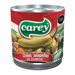Chiles Jalapeños Esc 215g CAREY