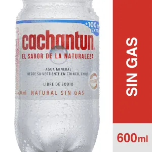 Agua sin gas Cachantun 600cc