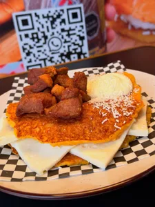 Cachapa cochino frito (Cerdo frito)