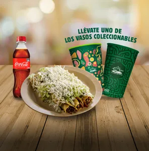 Combo Flautas Coca Cola + vaso