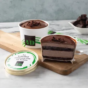 Gelato de cuchara Brownie Fudge