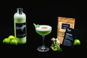Pisco Sour Menta Jengibre Albahaca