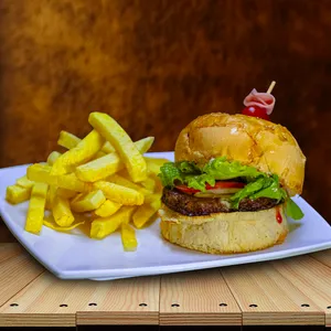 Hamburguesa sencilla Hamburguesa sencilla