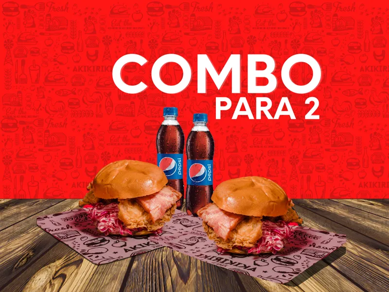 Combo Burgers para 2 Combo Burgers para 2