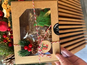 Cajita de galletas navidad