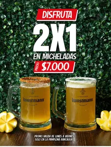 Micheladas 2x1