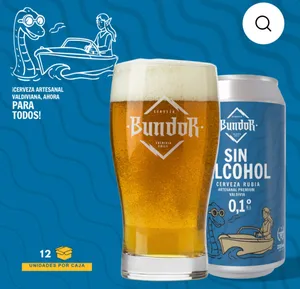 Cerveza bundor sin alcohol 455c