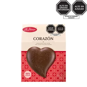 Corazón de chocolate con leche x 80 g