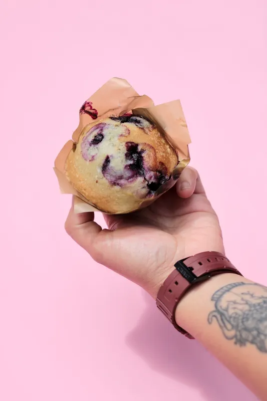 Muffin Limón & Frutos Rojos