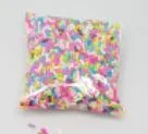 bolsa chispas de colores triny