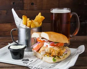 Sándwich Mister Fish con Merluza Austral Frita