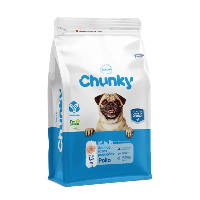 CONCENTRADO CHUNKY RAZAS PEQUEÑAS X 1.5 KGS ADULTOS CONCENTRADO CHUNKY RAZAS PEQUEÑAS X 1.5 KGS ADULTOS