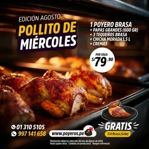 Pollito de Miércoles (Agosto 2026)