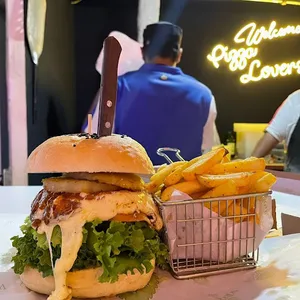 Hamburguesa Hawaiana