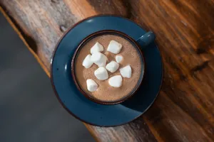 Chocolate caliente marshmallows