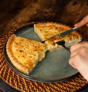 Quiche de pollo con choclo individual