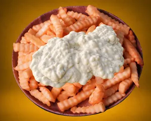 Papas con Queso Azul