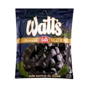 Mermelada mora Watts x 250 gr