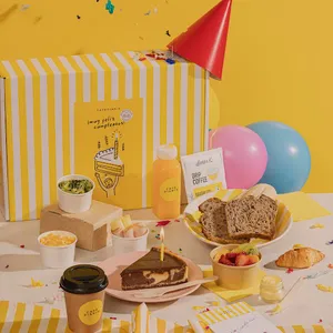 Desayuno de cumpleaños simple