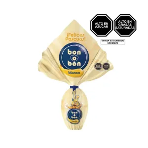 Huevo De Pascua Bon O Bon Chocolate Blanco X 55 Gr