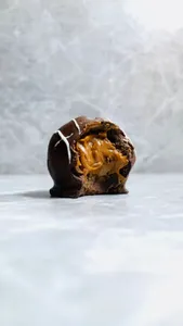 Bombón brownie manjar