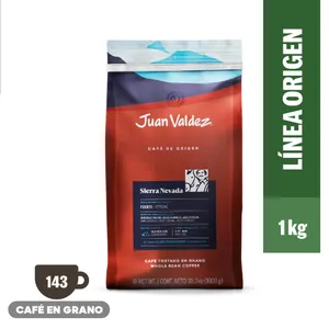 Café En Grano Juan Valdez Sierra Nevada 1 Kg