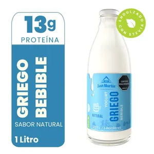 Yogurt griego san martin bebible natural x 1 L