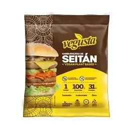 Hamburguesas Seitan Vegusta