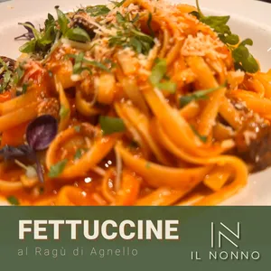 Fettuccine al ragú de cordero