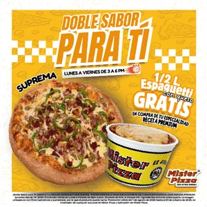 Hora Feliz Suprema + Espagueti