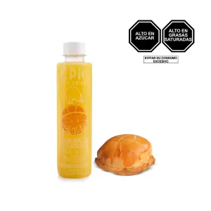 Pack (1 Empanada De Pollo + 1 Jugo Epic Naranja x 250 Ml)