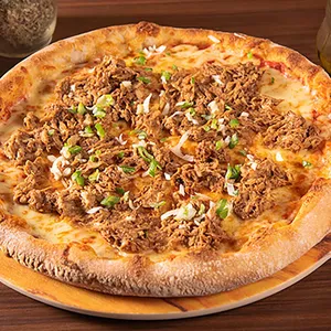 Pizza vehan choclo champiñon