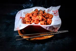 Tofu Frito Agridulce semipicante