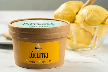 Helado Lúcuma