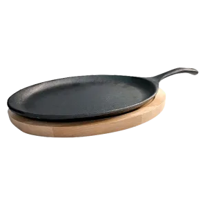 Plancha con base de madera