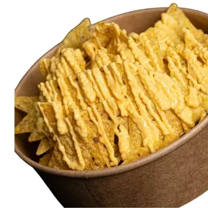 Nachos con cheddar