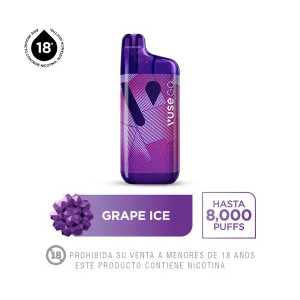 Vuse Go Vapeador Grape Ice 8,000 puffs