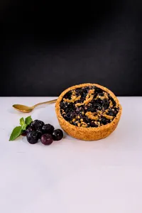 Tarta vegana arandanos