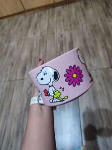 TAZA SNOOPY ROSADA