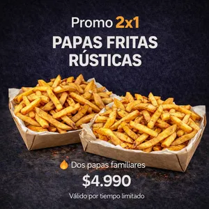 2X1 Papas Fritas Grandes