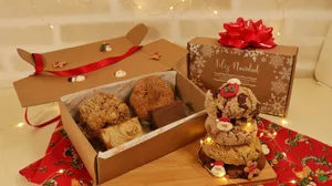 Box Navidad x 4 Galletas