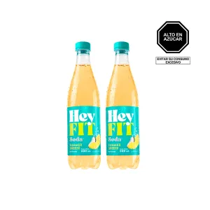 Pack (2 Hey Fit Pina Colada Pet 600Ml)
