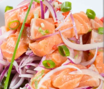 70 ceviche de salmón