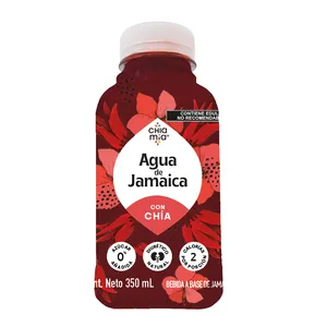 Agua fresca de chia jamaica